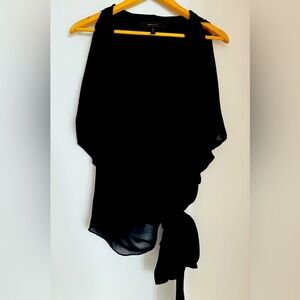 BCBG Black Blouse small